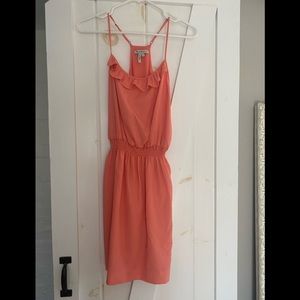BCBGeneration peach/persimmon dress, size small. Worn once.